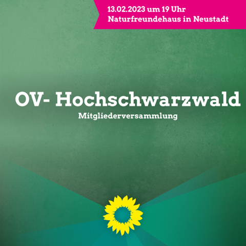 OV Hochschwarzwald: Mitgliederversammlung