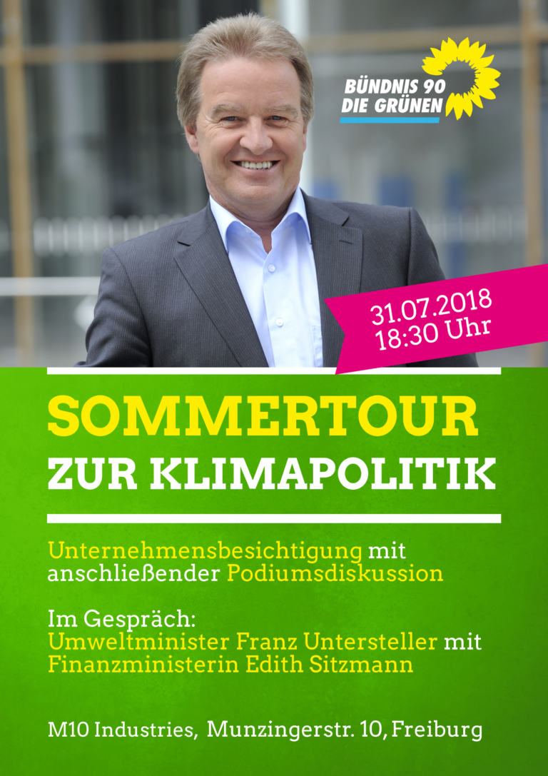 Grüne Sommertour mit Franz Untersteller