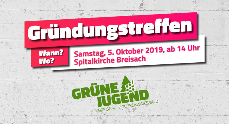 Gründungstreffen der GRÜNEN JUGEND Breisgau-Hochschwarzwald