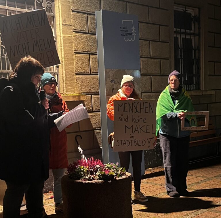 Pressebericht: Auch in Neustadt regt sich grüner Protest gegen des Kanzlers Worte