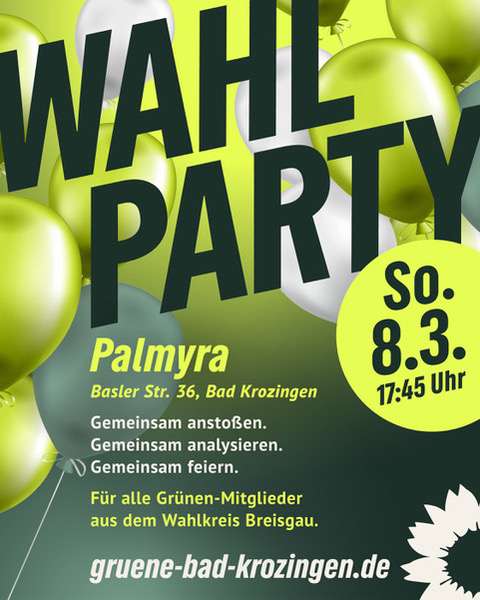 Wahlparty in Bad Krozingen