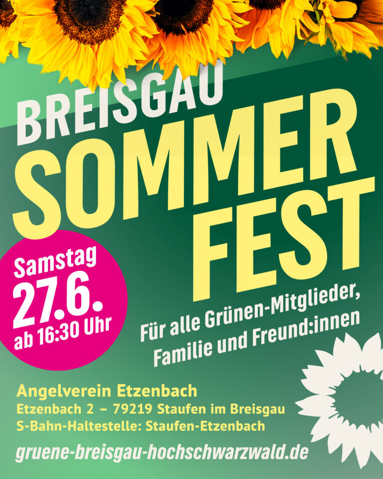 Sommerfest im Wahlkreis Breisgau